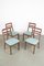 Vintage Teak Dining Chairs with Blue Upholstery from Nathan, Set of 4 2