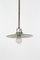 Vintage Industrial Green Enamelled Pendant Lamp, Image 3