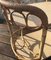 Mid Century Vintage Rattan and Bamboo Bar Cart with Brass Wheel, 1960s 8