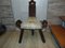 Vintage Art Deco Carved Wood Chair, Image 1