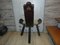 Vintage Art Deco Carved Wood Chair 4