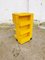 Carrello Boby vintage giallo di Joe Colombo per Bieffeplast, 1972, Immagine 1