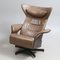Leather Amanda Armchair with Ottoman from Brunstad Møbler, 1990s 3