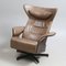 Leather Amanda Armchair with Ottoman from Brunstad Møbler, 1990s, Image 3