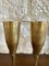 Mid-Century Brass Champagne Glasses, Set of 6 5