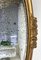 Antiker ovaler Spiegel mit Vergoldetem Rahmen und Mercury Platte 12