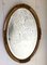 Antique Gilt and Mercury Plate Oval Mirror 1