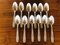 Mid-Century French Silver-Plated Silverware, Set of 37 16