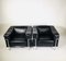 Leather Club Chairs, 1980s, Italy, Set of 2 3