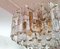 Large Glass Flush Mount Palazzo Ceiling Lamp by J. T. Kalmar, 1970s, Image 5