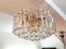 Large Glass Flush Mount Palazzo Ceiling Lamp by J. T. Kalmar, 1970s 9