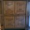 Italian Geometric Solid Wood Cabinet, 1960s 3