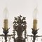 Antique Neoclassical Bronze and Gold Sconces, Set of 2 3