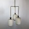 Mid-Century Italian Brass and Opaline Glass Pendant 6