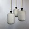 Mid-Century Italian Brass and Opaline Glass Pendant 7