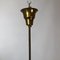 Lampada a sospensione Mid-Century in ottone e vetro opalino, Italia, Immagine 11