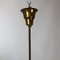 Mid-Century Italian Brass and Opaline Glass Pendant 11