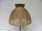 Lámpara de mesa austriaca de latón, madera y cuerda con pata de gallo, años 50, Imagen 3