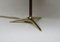 Austrian Brass, Wood & Cord Table Lamp with Crow's Foot, 1950s, Image 17
