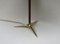 Austrian Brass, Wood & Cord Table Lamp with Crow's Foot, 1950s 16
