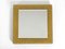 Brass Backlit Wall Mirror from Palwa, 1960s, Image 1