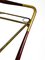 Italian Folding Brass and Glass Trolley by Cesare Lacca, 1950s 15