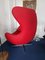 Vintage Red Swivel Armchair, Image 4