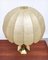 German Mid-Century Brass Cocoon Table Lamp from Goldkant Leuchten, Wuppertal 7