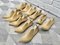 Contemporary Wooden Shoe Lasts, Set of 11 2