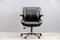 Vintage German Plywood & Aniline Leather Desk Chair, 1960s, Image 2