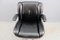 Vintage German Plywood & Aniline Leather Desk Chair, 1960s 7