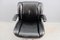 Vintage German Plywood & Aniline Leather Desk Chair, 1960s, Image 7