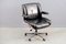 Vintage German Plywood & Aniline Leather Desk Chair, 1960s 5