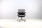 Vintage German Plywood & Aniline Leather Desk Chair, 1960s, Image 4
