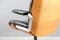 Vintage German Plywood & Aniline Leather Desk Chair, 1960s 9