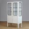 Vintage Glass & Iron Medical Cabinet, 1970s 1