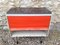 Orange & Grey Industrial Cabinet with Tambour Door from Strafor, 1970s, Image 9