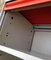Orange & Grey Industrial Cabinet with Tambour Door from Strafor, 1970s, Image 16