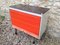 Orange & Grey Industrial Cabinet with Tambour Door from Strafor, 1970s 20