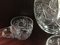Juego de jarrón de cristal tallado a mano con cinco copas, años 70. Juego de 8, Imagen 6