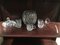 Hand-Cut Crystal Vase Set with Lid and 5 Cups, 1970s, Set of 8 7