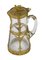 19th Century French Gilded Bronze & Glass Pitcher 2