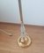 Lead Crystal Gilded Three-Arm Floor Lamp 2