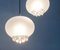 Vintage German Glass AH Pendant Lamps from Peill & Putzler, Set of 2, Image 16
