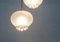 Vintage German Glass AH Pendant Lamps from Peill & Putzler, Set of 2, Image 14