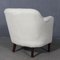 Danish Lounge Chair in Lambwool, 1940s 6