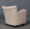 Danish Lounge Chair in Lamb Wool, 1940s 6