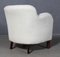 Danish Lounge Chair in Lamb Wool, 1940s 6