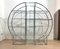 Estantería estilo Bauhaus Art Déco de acero cromado y vidrio, años 50, Imagen 2