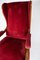 Butaca de terciopelo rojo y caoba de Frits Henningsen, Imagen 3